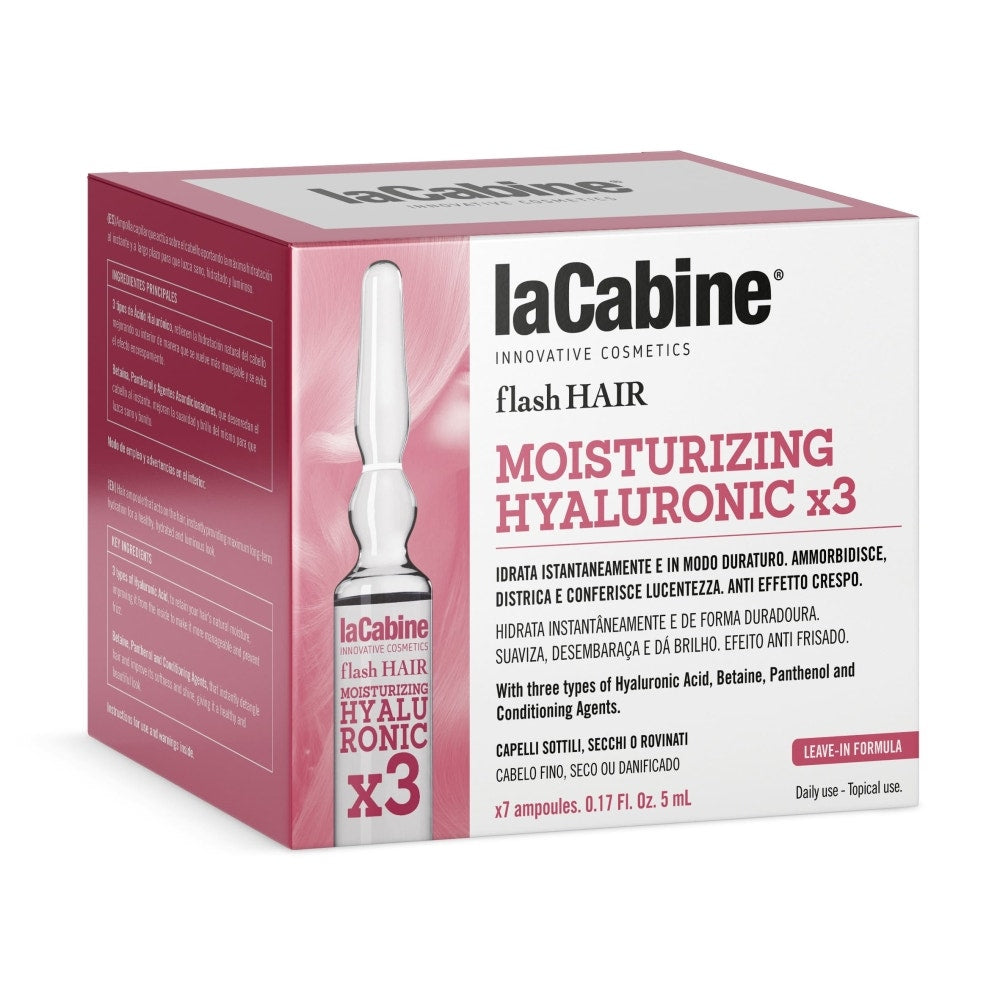 LaCabine Moisturizing Hyaluronic x3 Anti-Crespo Capelli 7 Fiale-1