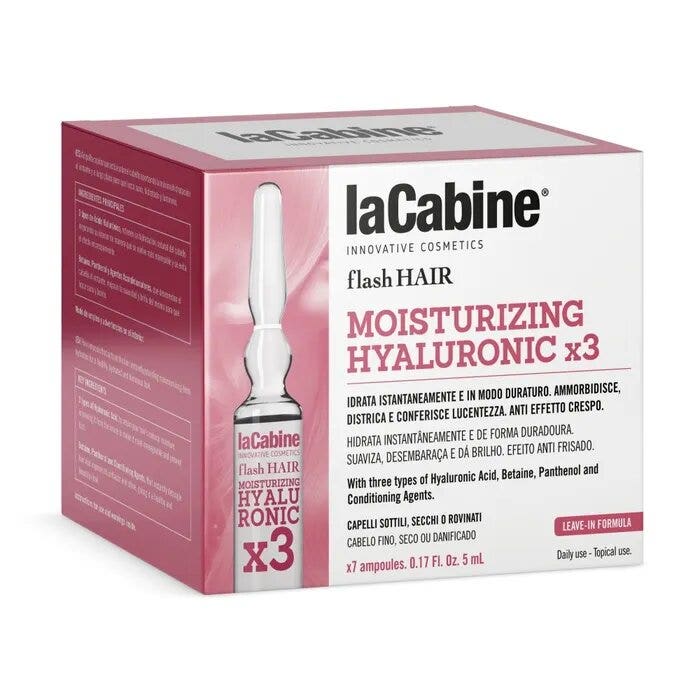 LaCabine Moisturizing Hyaluronic x3 Anti-Crespo Capelli 7 Fiale-2