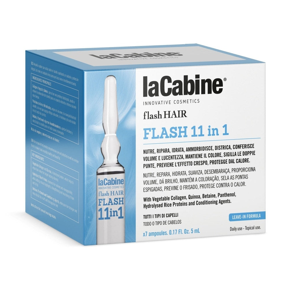 LaCabine Flash 11 In 1 Collagene Per Capelli 7 Fiale-1