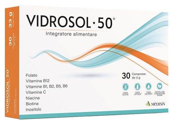 Medisin Vidrosol 50 Integratore Alimentare 30 Compresse-2