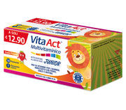 Vita ACT Multivitaminico Junior con Vitamine, Ferro e Zinco Gusto Fragola 10x10ml