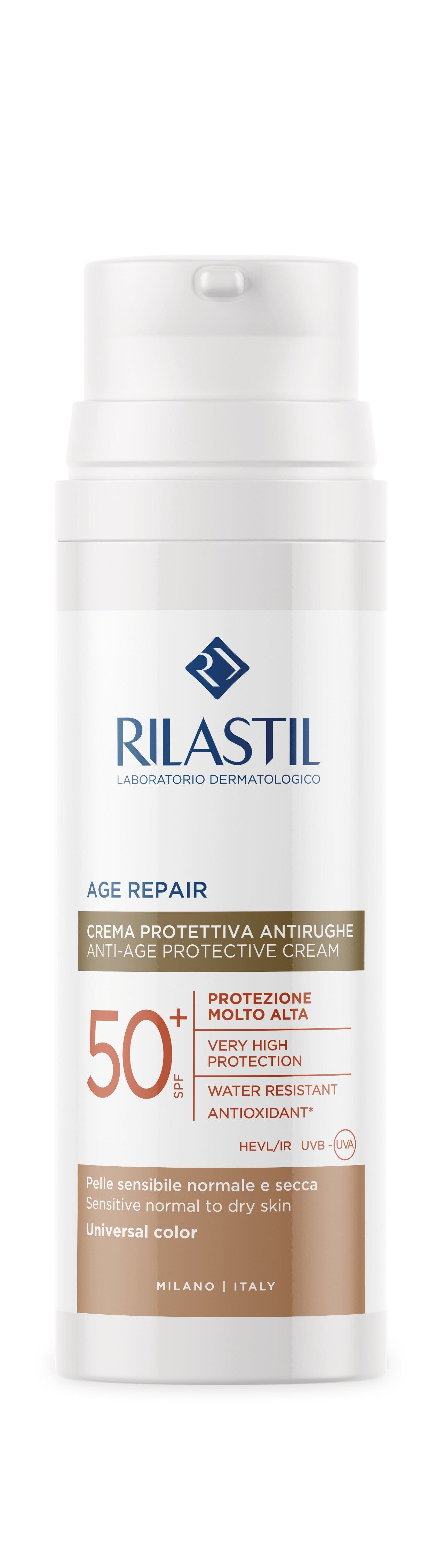 Rilastil Sun Age Repair Crema Solare SPF50+ Universal Color 50ml-1