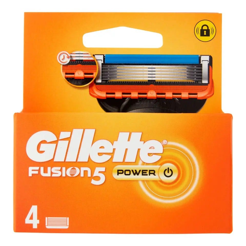Gillette Lame Fusion5 Pwr 4 Pezzi-1