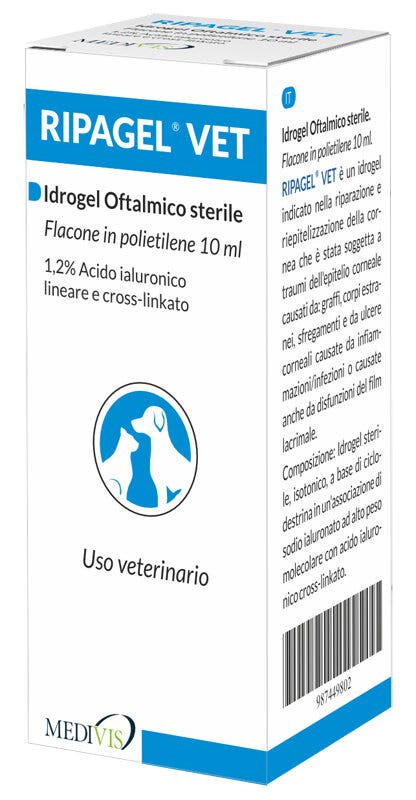 Ripagel Vet Idrogel Oftalmico Sterile Uso Veterinario 10ml-1