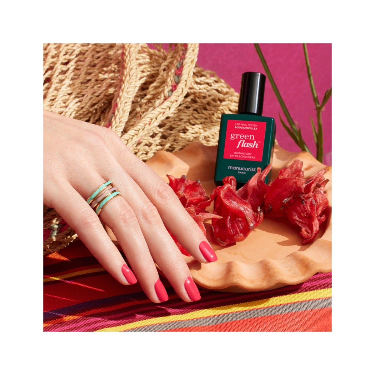 Manucurist Green Flash Smalto Semipermanente Bougainvillea 15ml-2