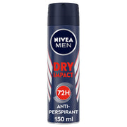 Nivea Men Dry Impact Deodorante Spray Uomo 150ml Per 72h Di Protezione Antitraspirante-4