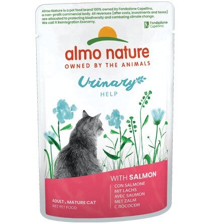 Almo Nature Urinary Help Cibo Umido Salmone Per Gatto 70g-2