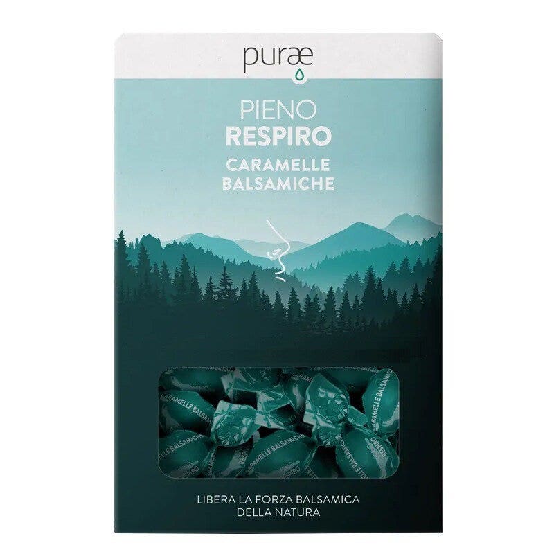 Purae Pieno Respiro Caramelle Balsamiche 80g-1