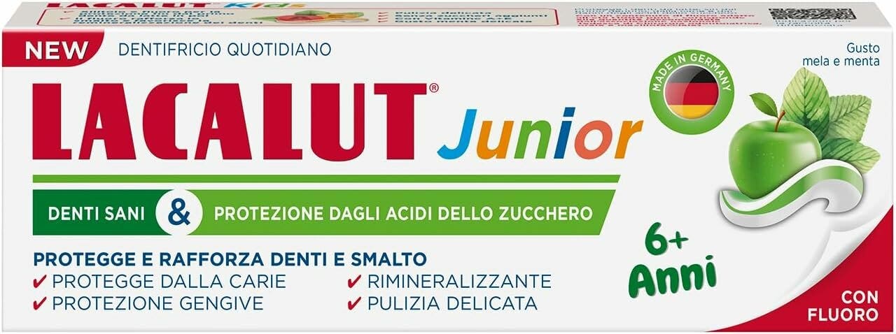 Lacalut  Junior Dentifricio 6Anni+ Con Fluoro 55ml-1