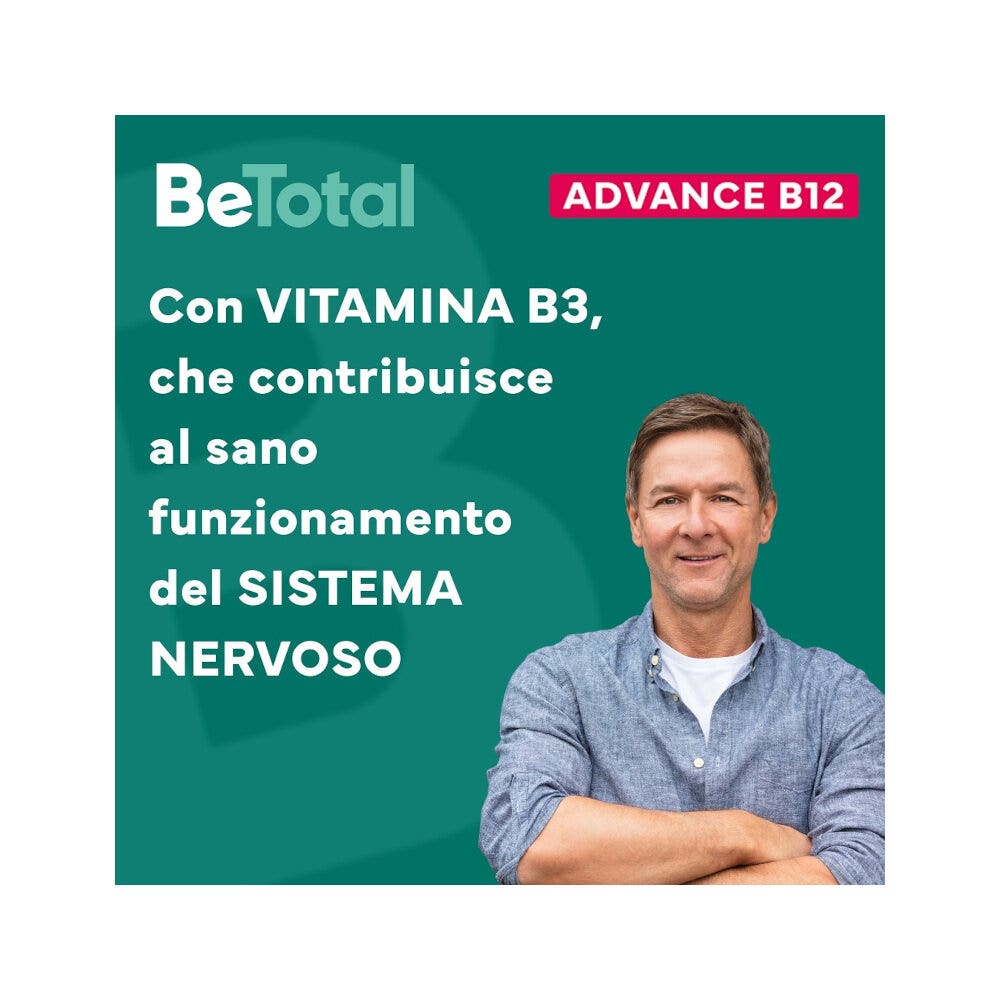 Be-Total Advance B12 Integratore Alimentare 50+ Anni 30 Flaconcini-5