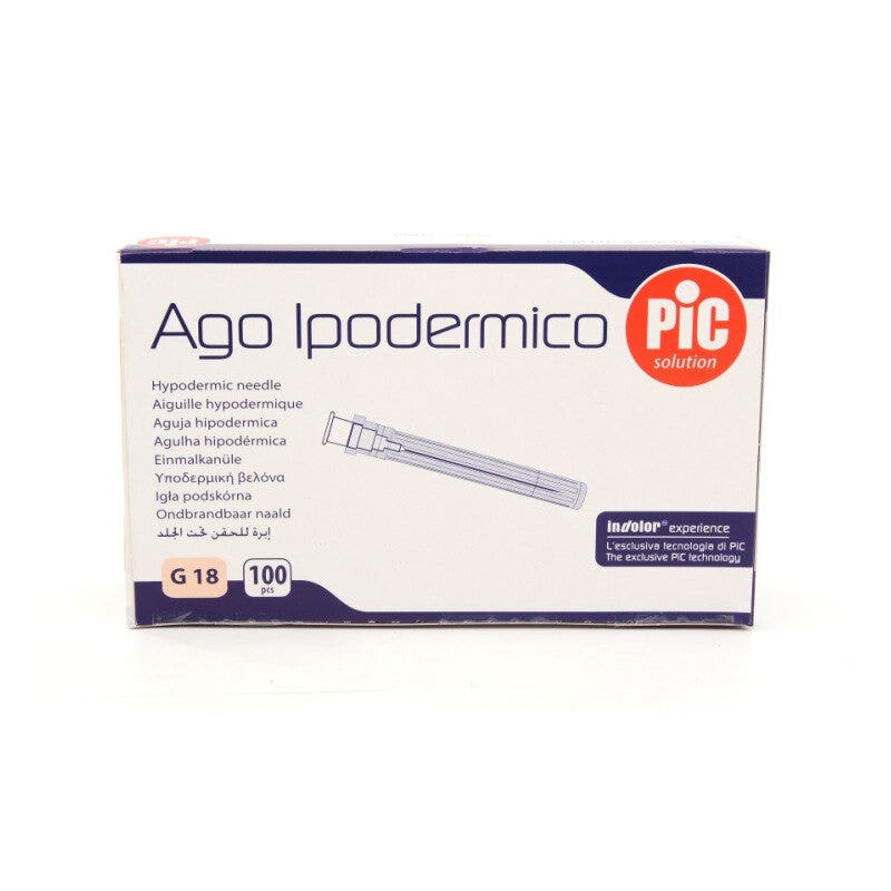 Pic Ago Ipodermico G18 1 1/2 100 Pezzi-1