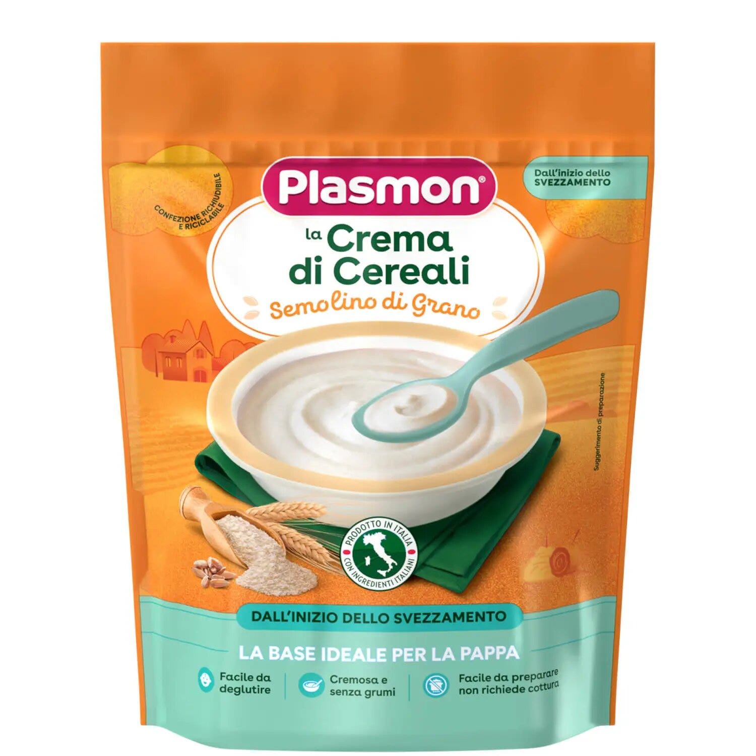 Plasmon Crema di Cereali Semolino di Grano 200g-1