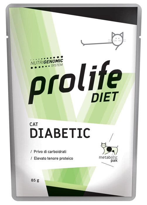 Prolife Veterinary Diabetic Cibo Umido Per Gatti Bustina 85g-3