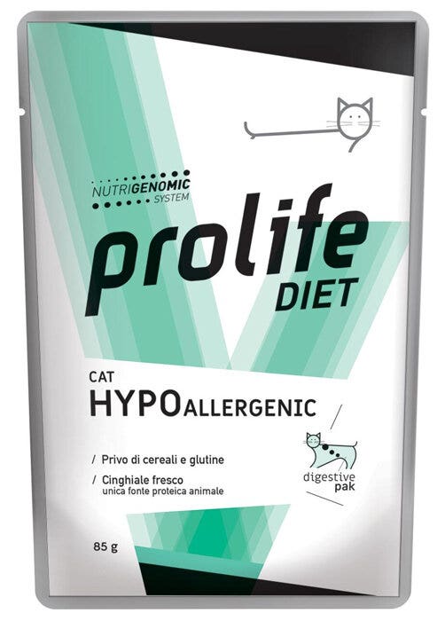 Prolife Veterinary Hypoallergenic Cibo Umido Per Gatti Bustina 85g-2