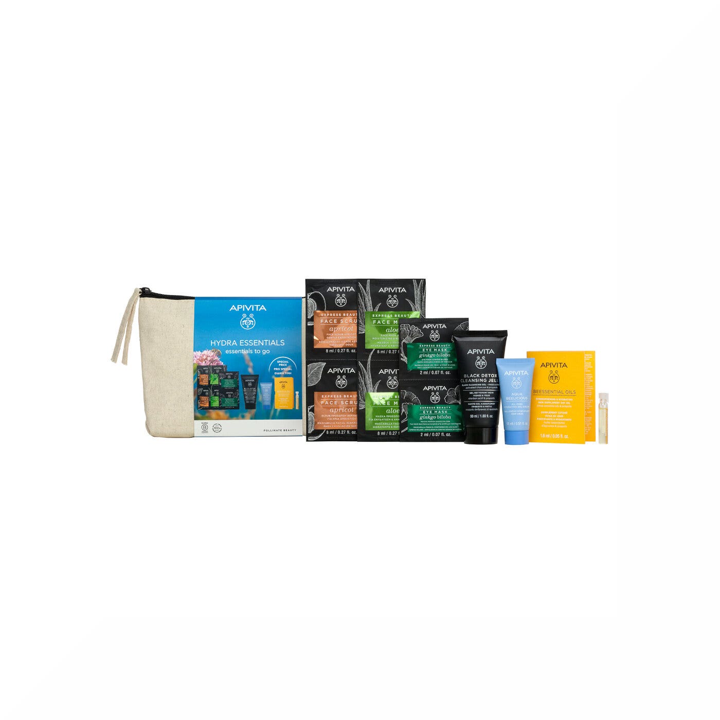 Apivita Travel Set Hydra Essentials-2