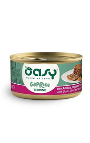 Oasy Wet Cat Caprice Terrina con Anatra e Verdure Lattina 85 g