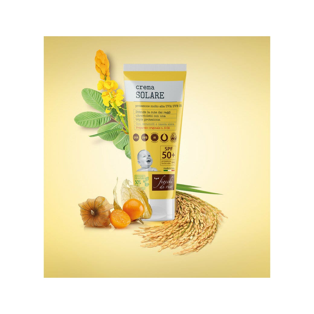 Fiocchi Di Riso Crema Solare Per Bambini 100ml SPF50+-3