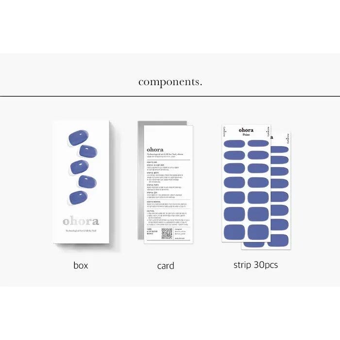 Ohora Gel Nails Smalto Adesivo 083 Tint Bluesy-2