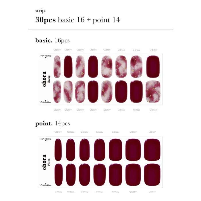 Ohora Gel Nails Smalto Adesivo 187 Mulberry-2