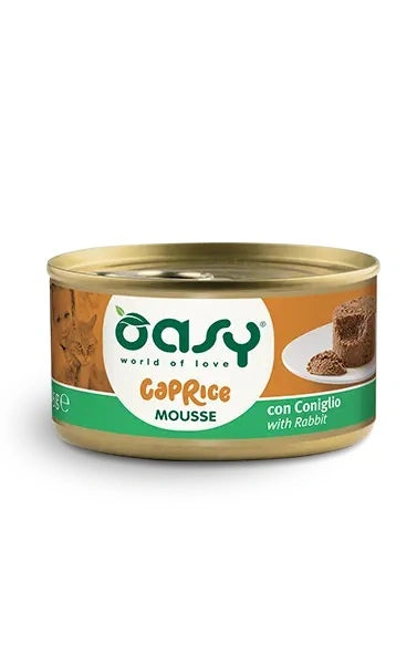 Oasy Wet Cat Caprice Mousse con Coniglio 85 g
