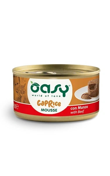 Oasy Wet Cat Caprice Mousse con Manzo 85 g