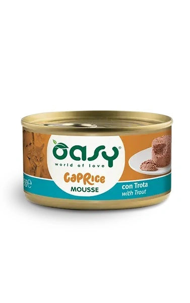 Oasy Wet Cat Caprice Mousse con Trota 85 g