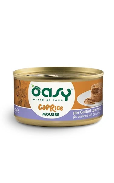 Oasy Wet Cat Caprice Mousse Kitten con Pollo 85 g