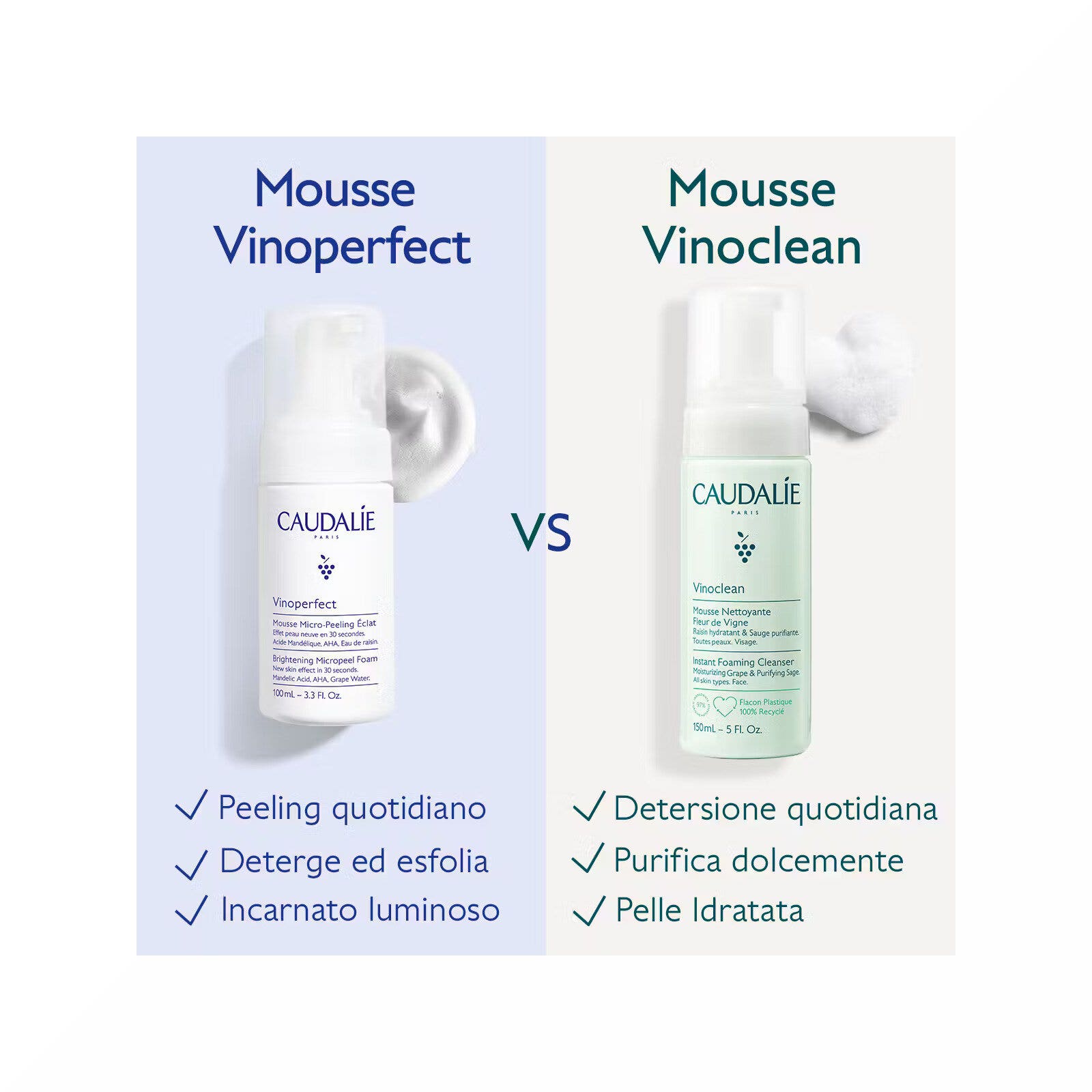 Caudalie Vinoperfect Mousse Micro-Peeling Illuminante 100ml-2