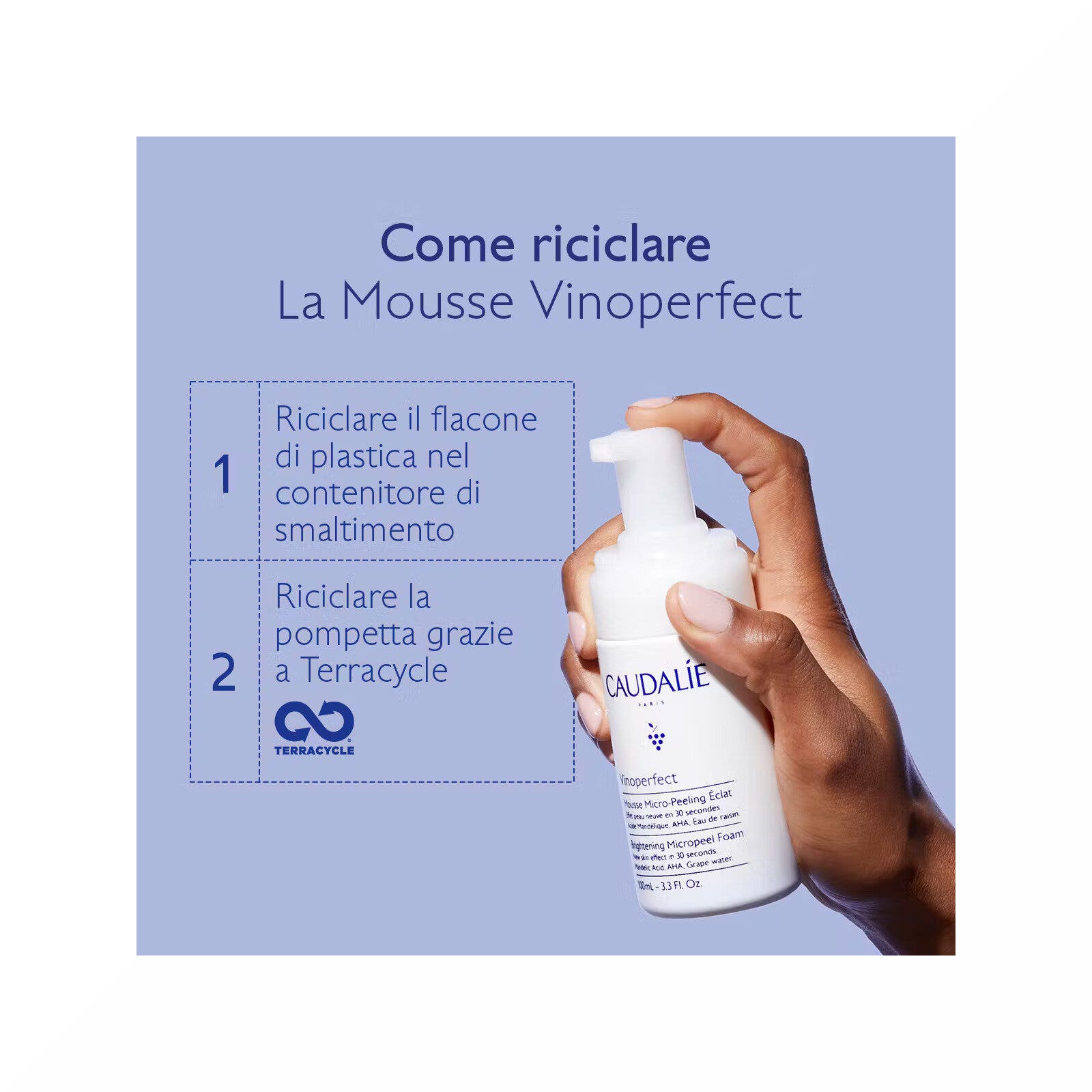 Caudalie Vinoperfect Mousse Micro-Peeling Illuminante 100ml-3