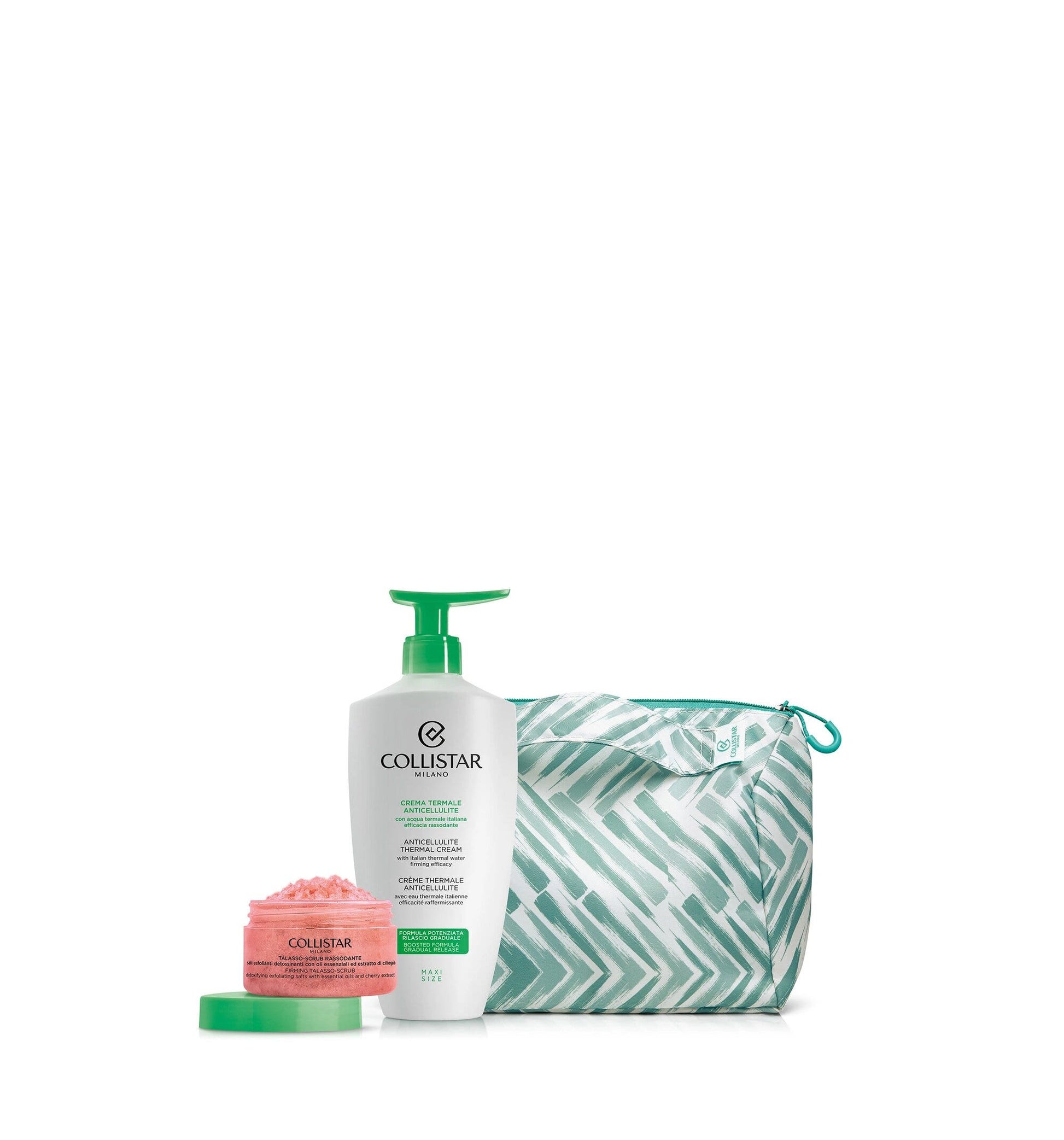 Collistar Cofanetto Corpo Crema Anticellulite 400ml+Talasso Scrub Rassodante 150g+Pochette-4