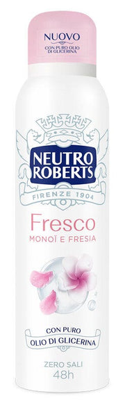 Neutro Roberts Deodorante Spray Fresco Rosa Zero Sali di Alluminio 150ml-1