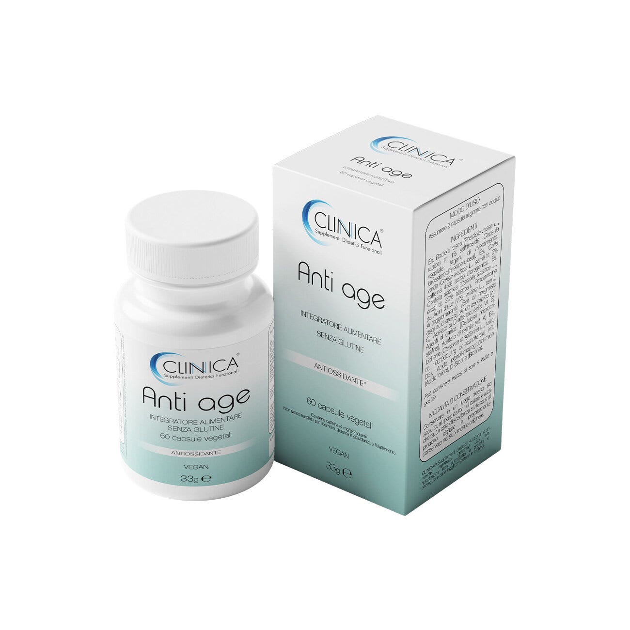 Clinica Anti Age 60 Capsule Vegetali – 1 Mese Di Trattamento-3