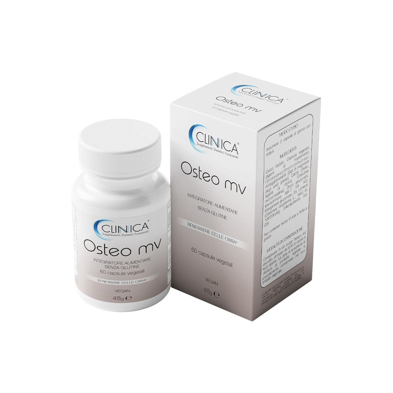 Clinica Osteo Mv 60 Capsule Vegetali – 1 Mese Di Trattamento-3
