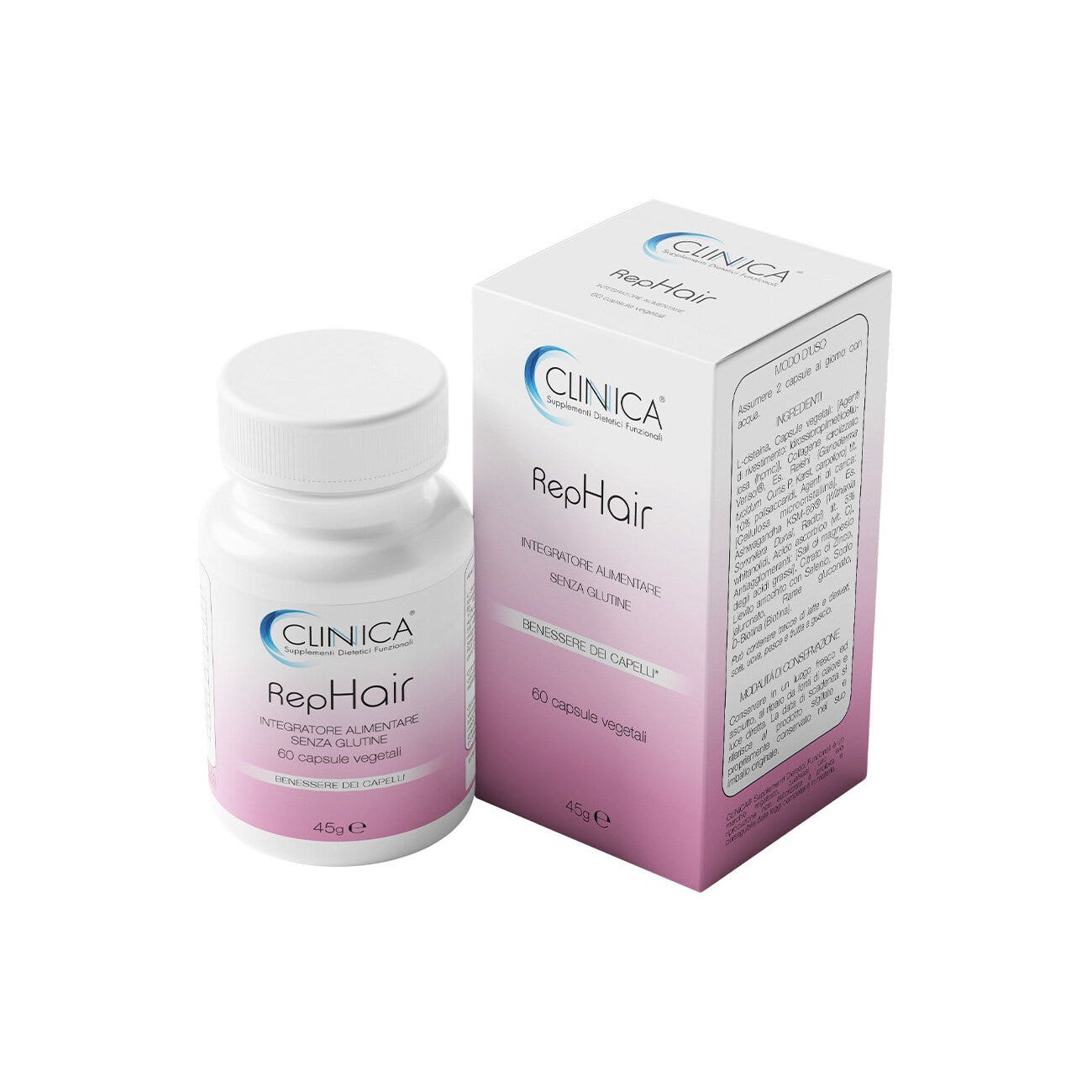 Clinica Rephair 60 Capsule Vegetali – 1 Mese Di Trattamento-3