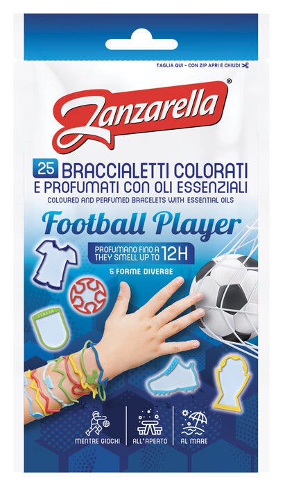 Zanzarella Braccialetti Football Player 25 Pezzi-1