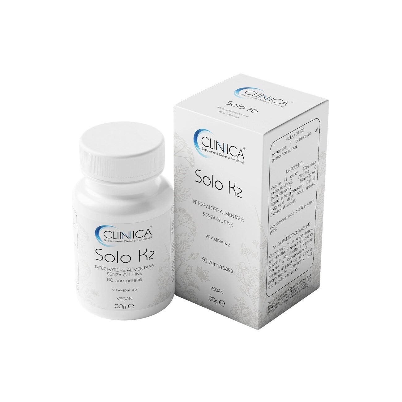 Clinica Solo K2 60 Compresse – 2 Mesi Di Trattamento-3