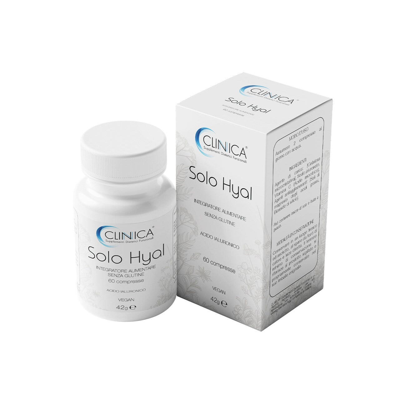 Clinica Solo Hyal 60 Compresse – 1 Mese Di Trattamento-3