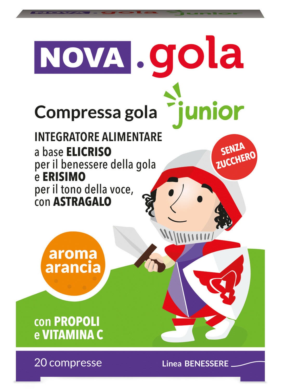 Nova Gola Junior Arancia 20 Compresse-1