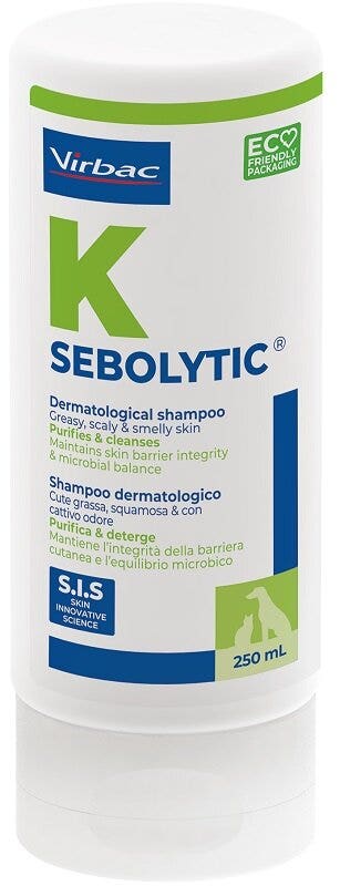 Virbac Sebolytic Shampoo Cane e Gatto 250ml-1