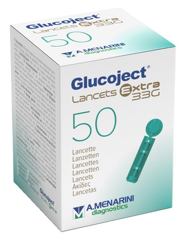 Lancetta Pungidito Glucoject Extra Gauge 33 50 Pezzi-0