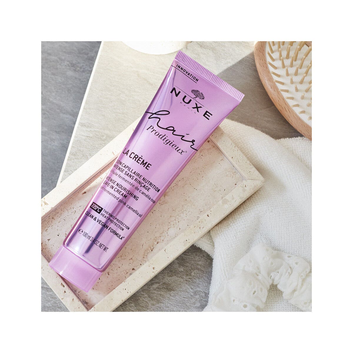 Nuxe Hair Prodigieux Crema Leave-In Termoprotettrice 100ml-4