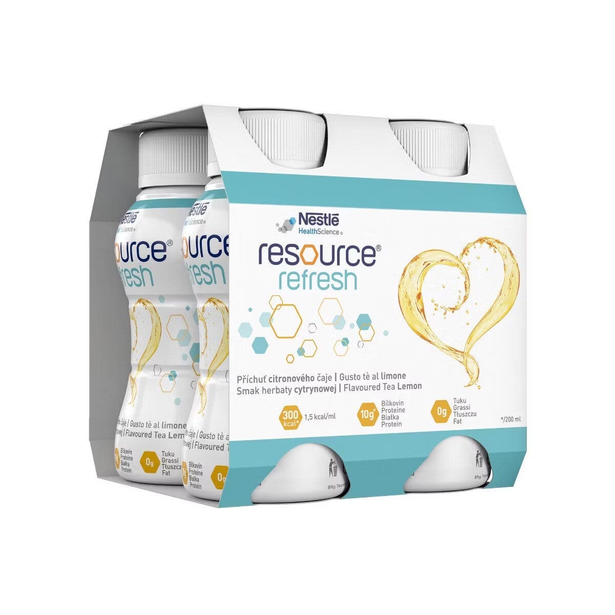 Nestlè Resource Refresh Bevanda Ipercalorica Gusto Tè Al Limone 4x200ml-1