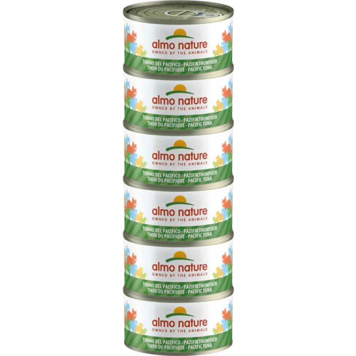 Almo Mega Pack Hfc Tonno del Pacifico 6 x 70 g