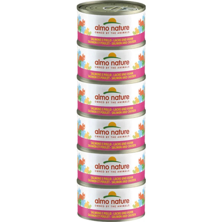 Almo Mega Pack Hfc Tonno e Gamberetti 6 x 70 g