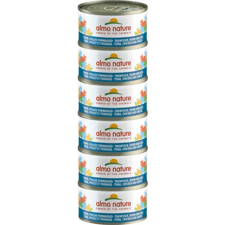 Almo Mega Pack Hfc Tonno Pollo Formaggio 6 x 70 g
