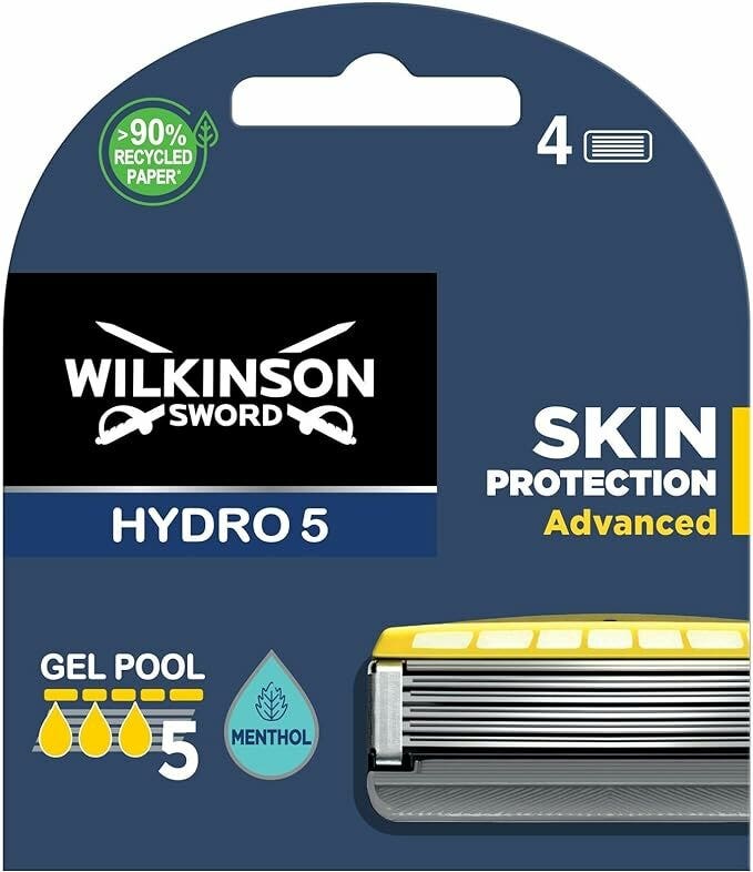 Wilkinson Hydro 5 Skin Protection Advanced Blister con 4 Lame di Ricarica-1