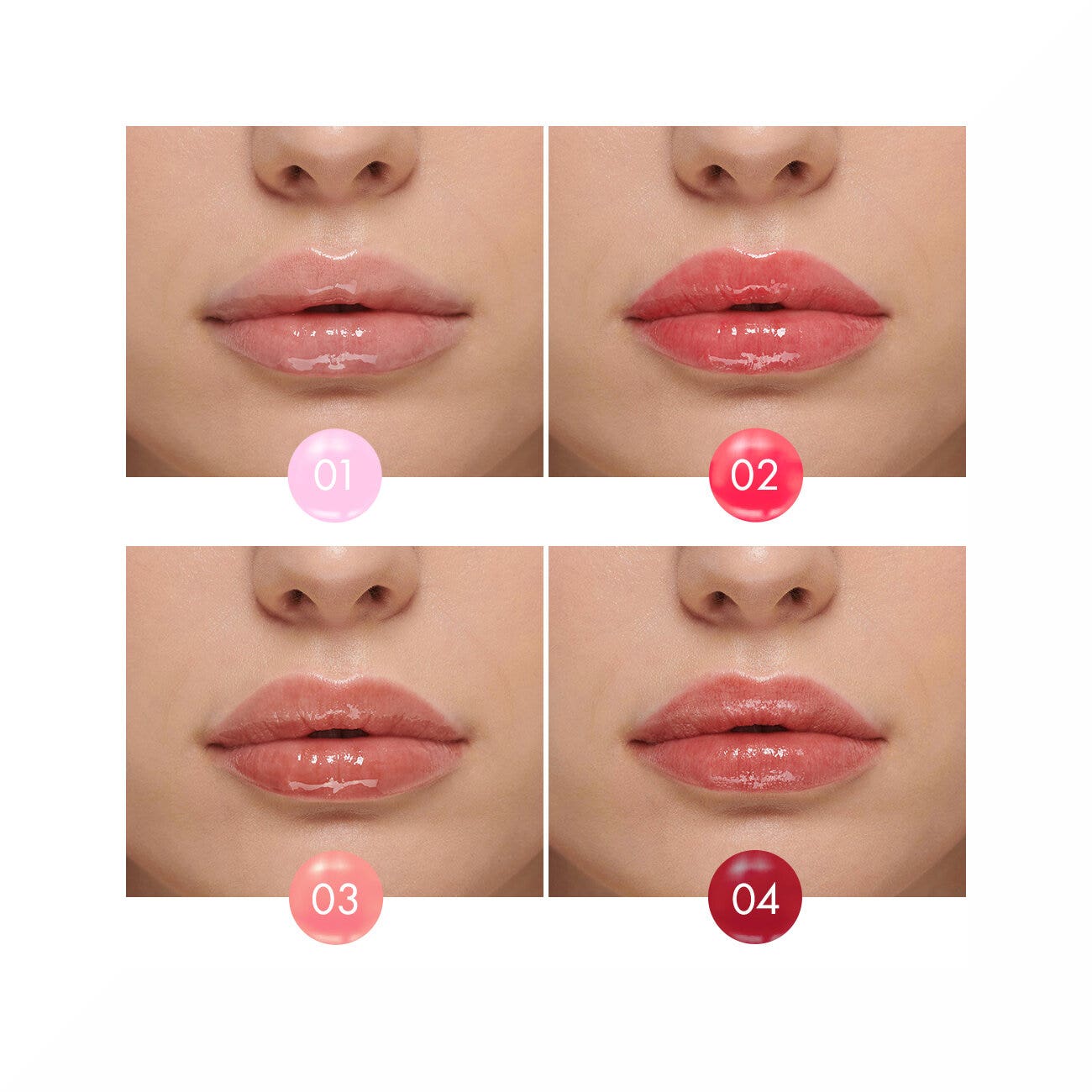 Goovi Melty Lips Lip Oil 01 Clear Rose-1