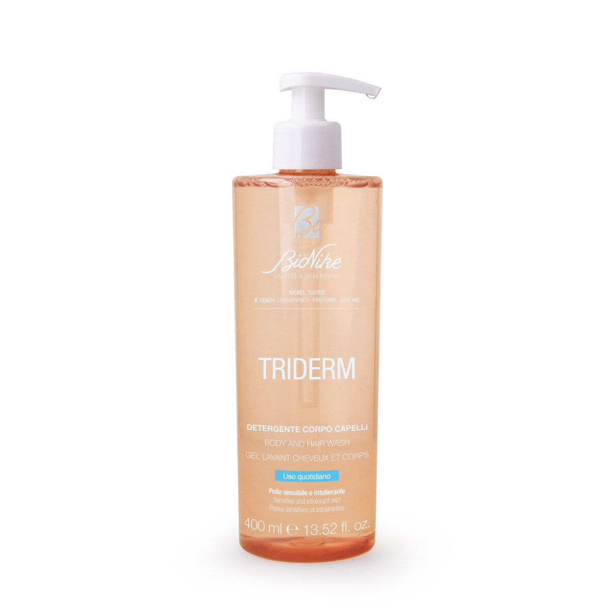BioNike Triderm Detergente Corpo Capelli 400ml-1