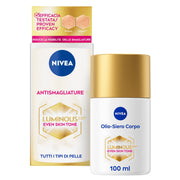 Nivea Luminous630 Olio-siero Corpo Antismagliature 100 ml Olio Per La Cura Corpo Antismagliature-2