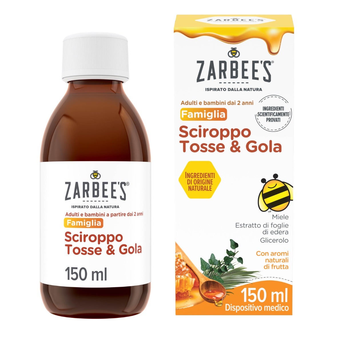 Zarbee's Sciroppo Tosse e Gola 150ml-1